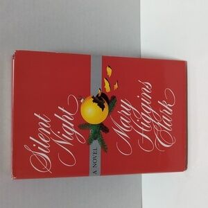 Mary Higgins Clark Silent Night Hardback Book Large Print 1995 Novel